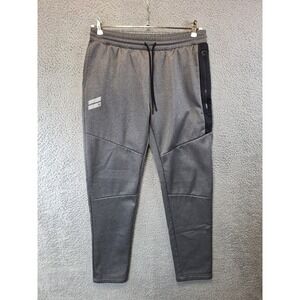 Hurley Sweatpants Mens Large Gray Heather Athletic Gym Training Drawstring Waist